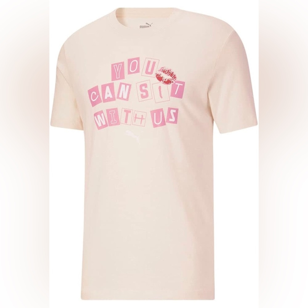 Puma Mean Girls Crew Neck Casual Short Sleeve Shirt